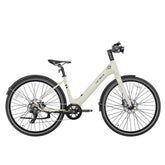 Heybike EC1 ST Electric Bike - 250W Motor 36V10Ah Battery 100KM Pedal-Assist Mode Range Hydraulic Disc Brakes - Butter White